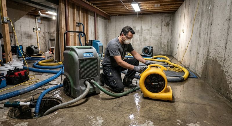 Basement Drying in Phoenix, AZ