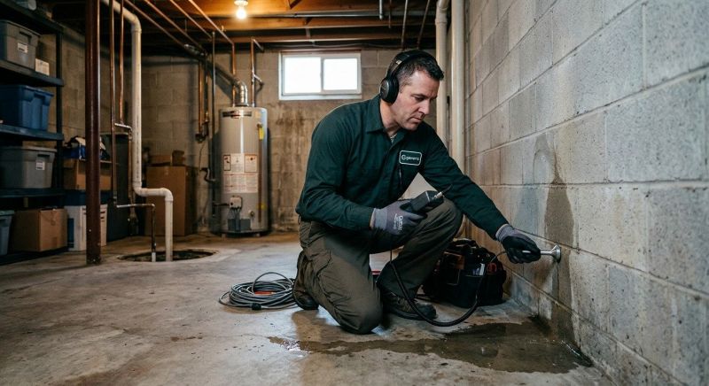 Leaking Basement Repair in Fredericksburg, VA