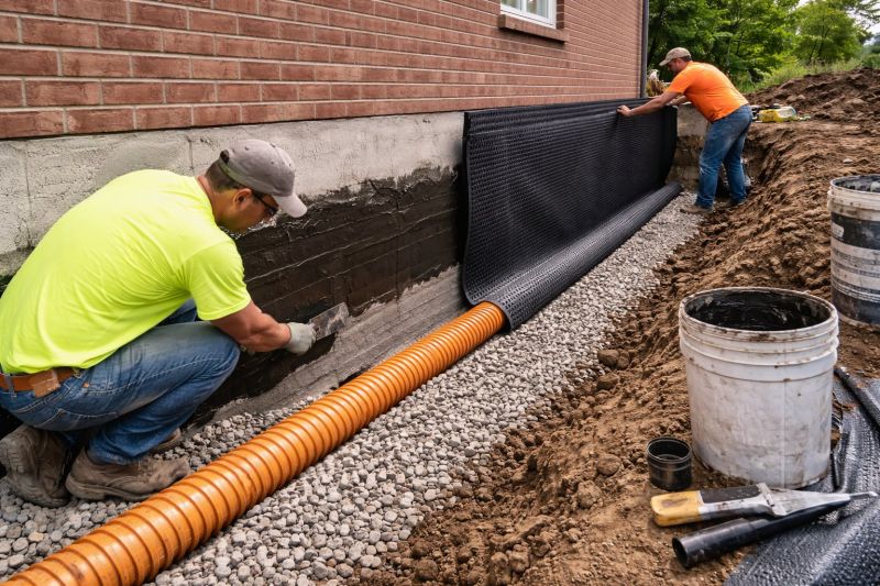 Wall Waterproofing in Fredericksburg, VA