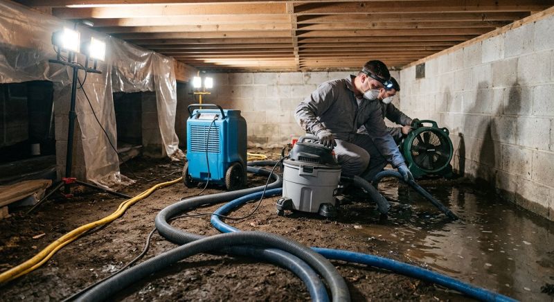 Basement Water Cleanup in Chandler, AZ