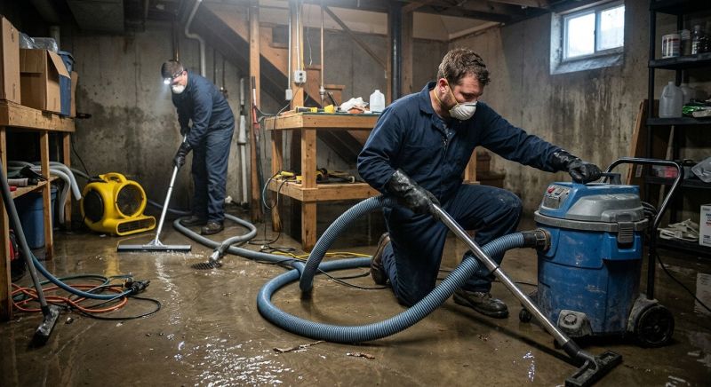 Basement Water Cleanup in Mesa, AZ