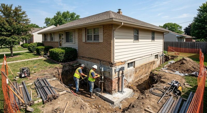 Deep Foundation Repair in Columbus, OH