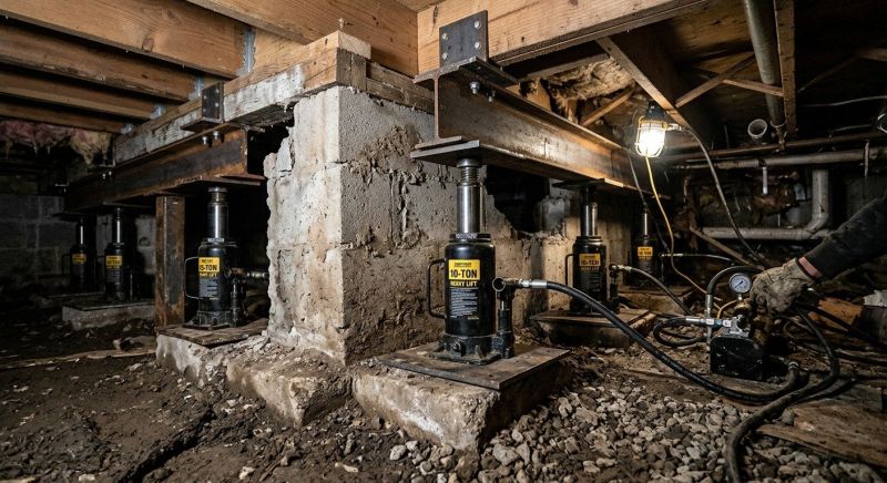 Foundation Jacking in Columbus, OH