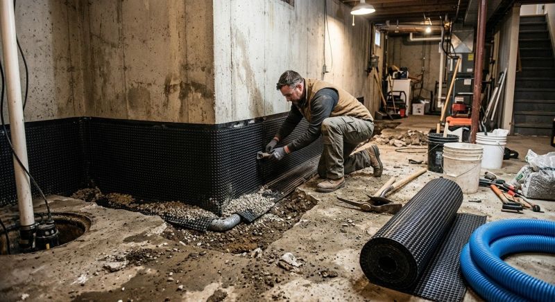 Leaking Basement Repair in Greenville, SC